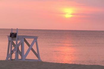 Massachusetts, Nantucket, Jetties Beach Lifeguard | Obraz na stenu