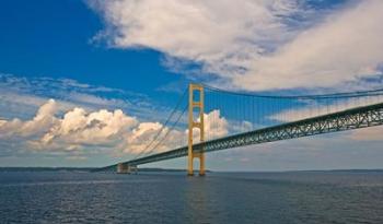 Blue Skies over the Mackinac Bridge | Obraz na stenu