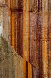 Mineral Seep Wall Detail Along Lake Superior | Obraz na stenu