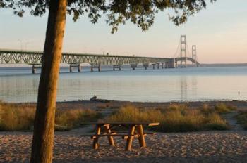 Mackinac Bridge, Mackinaw City | Obraz na stenu