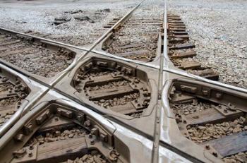 Mississippi, Corinth Crossroads Museum Rail track crossing | Obraz na stenu