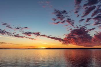 Vivid Sunrise Clouds Over Fort Peck Reservoir, Charles M Russell National Wildlife Refuge, Montana | Obraz na stenu