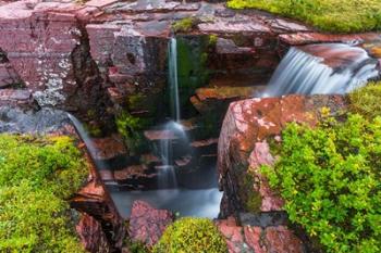 Triple Falls, Glacier National Park, Montana | Obraz na stenu