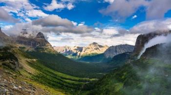 Panorama Of Logan Pass, Glacier National Park, Montana | Obraz na stenu