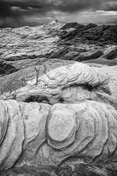 Fire Valley Overlook, Nevada (BW) | Obraz na stenu