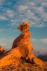 Sunset On Balancing Rock, Nevada | Obraz na stenu