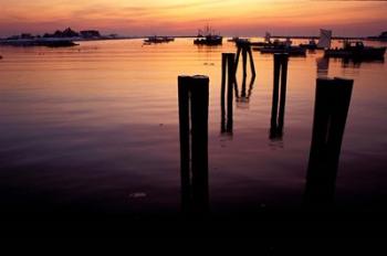 Sunrise on Boats, New Hampshire | Obraz na stenu