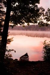 Canoe, Pawtuckaway Lake, New Hampshire | Obraz na stenu
