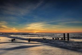 Sunrise On Winter Shoreline 2, Cape May National Seashore, NJ | Obraz na stenu