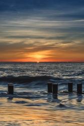 Sunrise On Winter Shoreline 3, Cape May National Seashore, NJ | Obraz na stenu