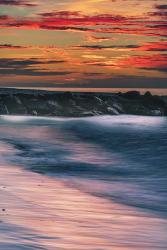 Sunrise On Winter Shoreline 5, Cape May National Seashore, NJ | Obraz na stenu