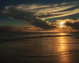 Sunrise On Ocean Shore 4, Cape May National Seashore, NJ | Obraz na stenu