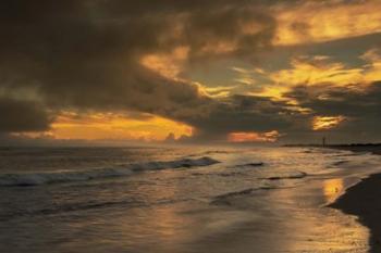 Sunrise On Ocean Shore 5, Cape May National Seashore, NJ | Obraz na stenu