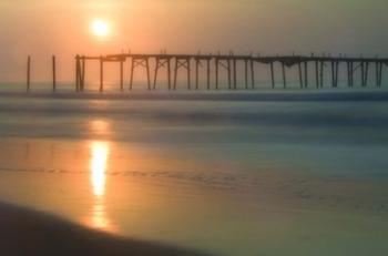 Morning Pier Sunrise, Cape May New Jersey | Obraz na stenu