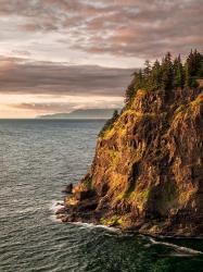 Cape Meares State Park At Sunset, Oregon | Obraz na stenu