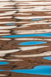 Colorful Abstract Reflections Of Canyon Walls On Lake Powell | Obraz na stenu