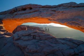 Overlook Vista Through Mesa Arch, Utah | Obraz na stenu