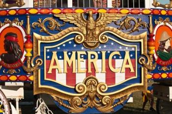 Side of Circus wagon at Great Circus Parade, Wisconsin | Obraz na stenu