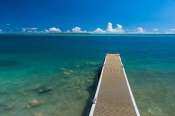 Pier With Cooks Island, Guam | Obraz na stenu