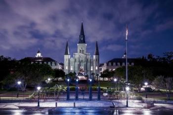 Jackson Square Night Lights | Obraz na stenu