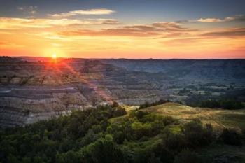 First Light in the Badlands | Obraz na stenu