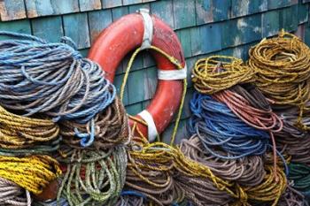 Lines on a Maine Dock | Obraz na stenu