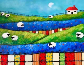 Sheep in Pasture | Obraz na stenu