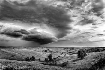 Thunder in the Badlands Monochrome | Obraz na stenu