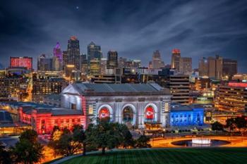 Kansas City at Night | Obraz na stenu