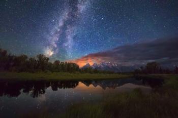 Milky Way over Schwabauchers Landing | Obraz na stenu