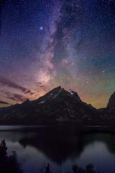 Milky Way Dawn over Jenny Lake | Obraz na stenu