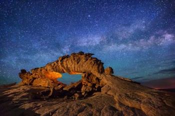 Milky Way over Dragon Arch | Obraz na stenu