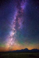 Milky Way dawn over Tetons 1827 | Obraz na stenu