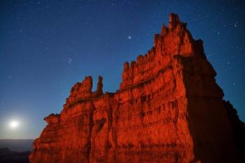 Moonrise Fortress Bryce Canyon | Obraz na stenu