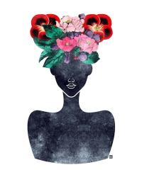 Flower Crown Silhouette II | Obraz na stenu