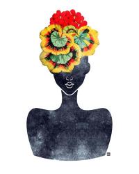 Flower Crown Silhouette IV | Obraz na stenu