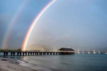 Rainbows at Hanalei | Obraz na stenu