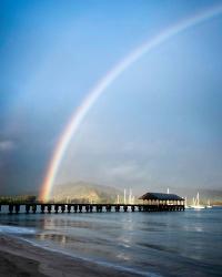 Rainbows at Hanalei II | Obraz na stenu