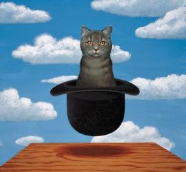 Magritte Cat | Obraz na stenu