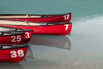 Canoes on the Lake | Obraz na stenu