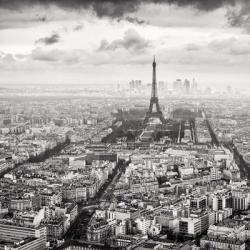 La Tour Eiffel et La Defense | Obraz na stenu