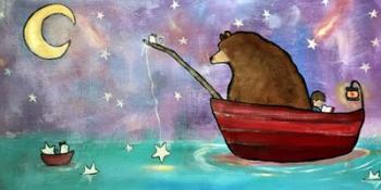 Bear Boat | Obraz na stenu