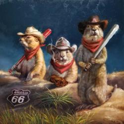 Amarillo Sod Poodles | Obraz na stenu