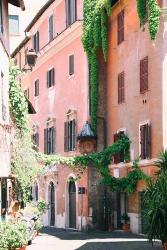 Pink Buildings in Rome | Obraz na stenu