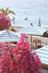 Pink White and Blue on The Riviera | Obraz na stenu