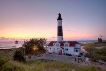 Big Sable Point Lighthouse At Sunset | Obraz na stenu