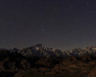 Mount Whitney Moon & Stars | Obraz na stenu