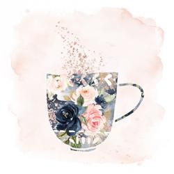 Floral Mug | Obraz na stenu