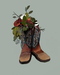 Boot Bouquet | Obraz na stenu