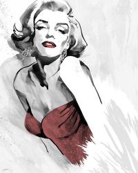 Marilyn's Pose Red Dress | Obraz na stenu